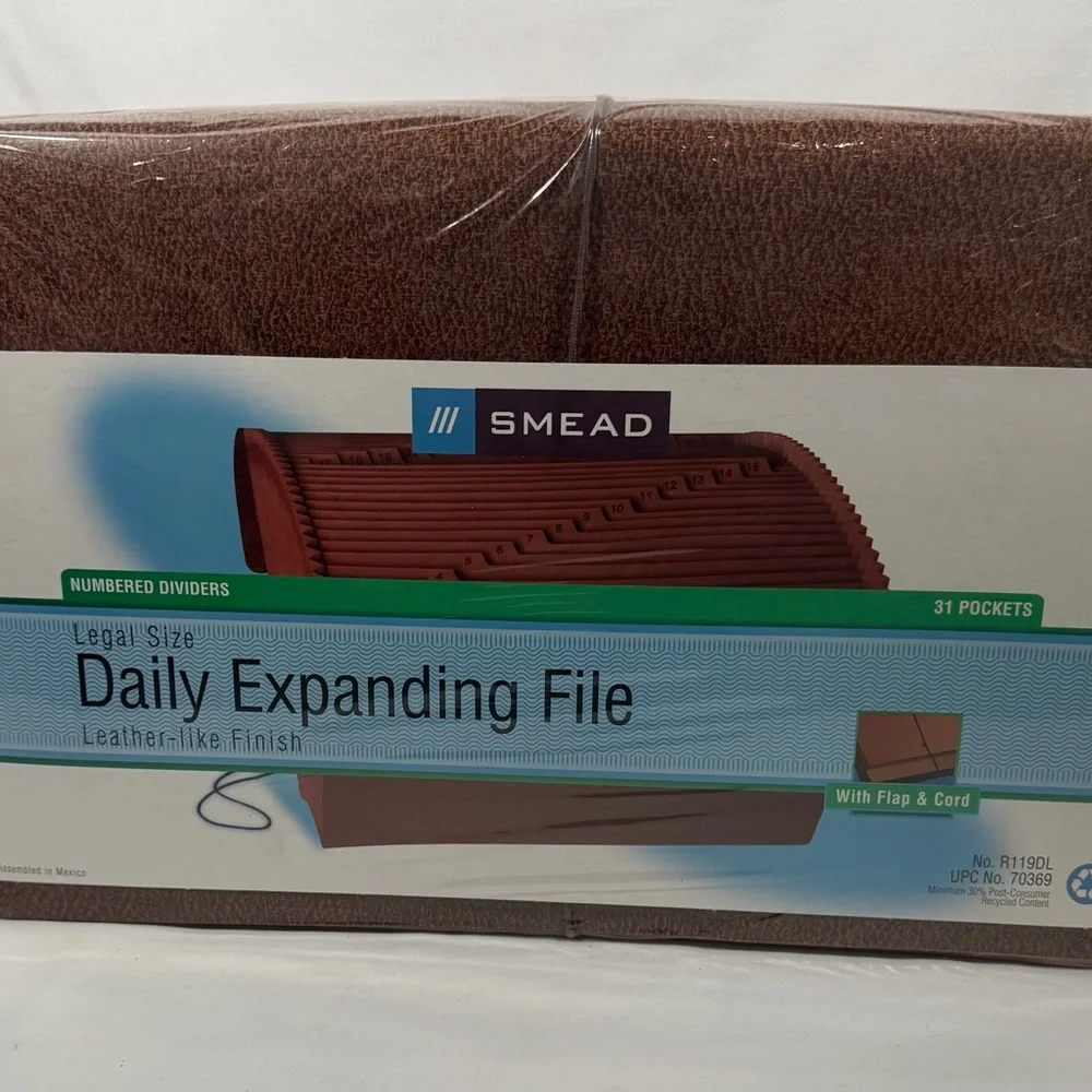Brown Daily File Organizer